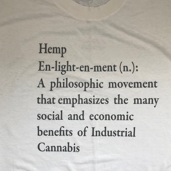 Men’s Hemp Enlightenment Definition T-shirt - Picture 3 of 6